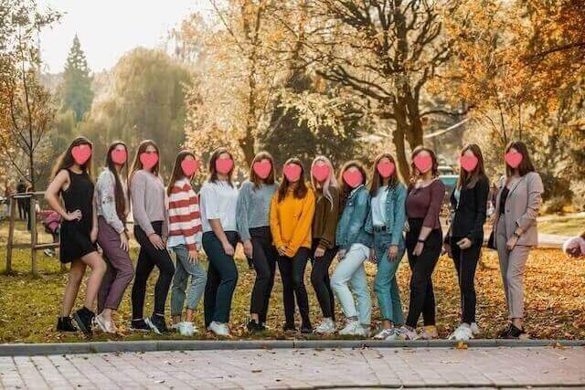 Secure photo processed on device